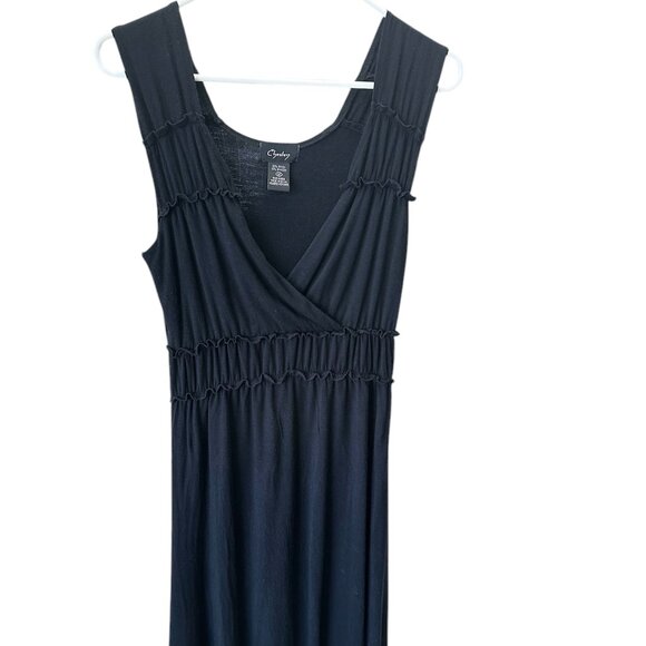 Chesley Women Black Dress Size Medium Sleeveless Pre-owned Good Condition - Picture 4 of 5